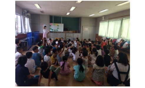 絵本読み聞かせ~女池第一ひまわりキッズ ~