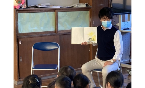 【読み聞かせ】上越市立富岡小学校